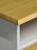 Комод, 95х38х84, Тэа, с ящиками, для одежды и игрушек, деревянный, белый, Dipriz