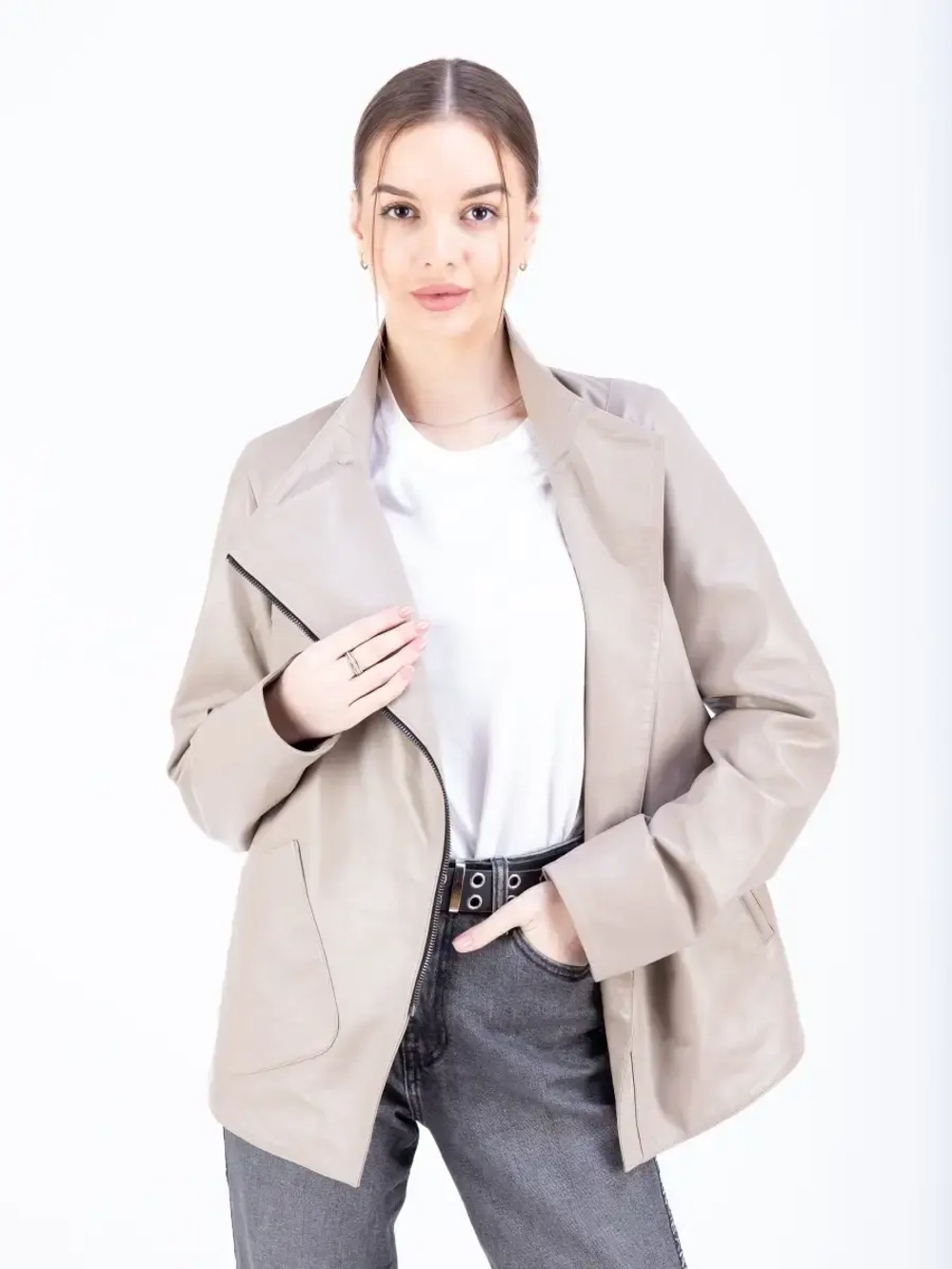 Куртка женская из натуральной кожи