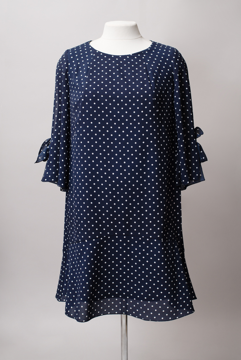 Платье женское 3472АП, син.бел.горох #84СБГ053472АП