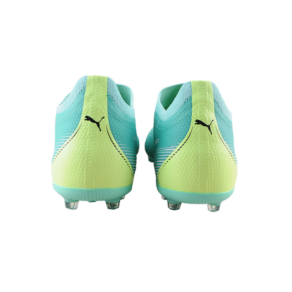 PUMA Ultra Match round head comfortable MG (rubber short nails) artificial turf fabric wear-resistant breathable football shoes for men and women the same mint green