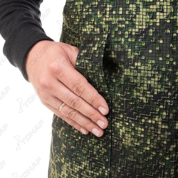 Костюм охотника зимний Сентелек Комфорт, цв.зеленый пиксель р.64-66/182-188 Helios