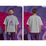 Футболка Called a Garment Blueberry Kingdom "Grey Melange"