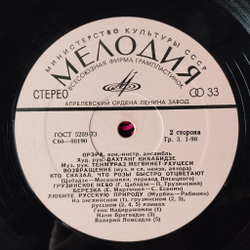 Винтажная виниловая пластинка LP ВИА Орэра (СССР 1976) Любите Русскую Природу