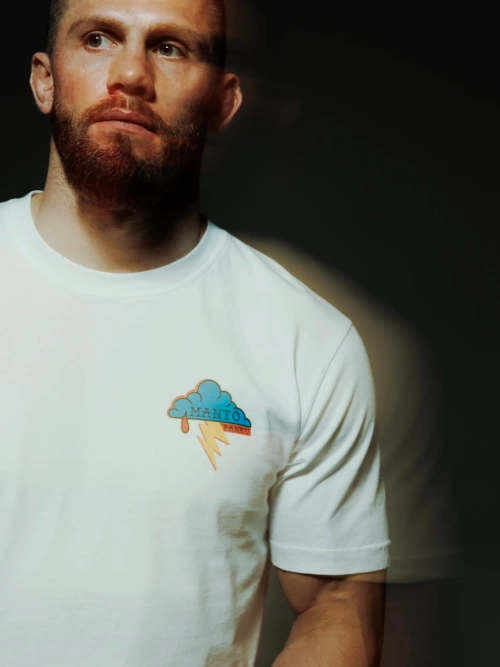 Футболка MANTO x Panku EAGLE белая