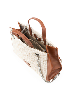 25082/23 Сумка жен., иск. кожа + нат. кожа