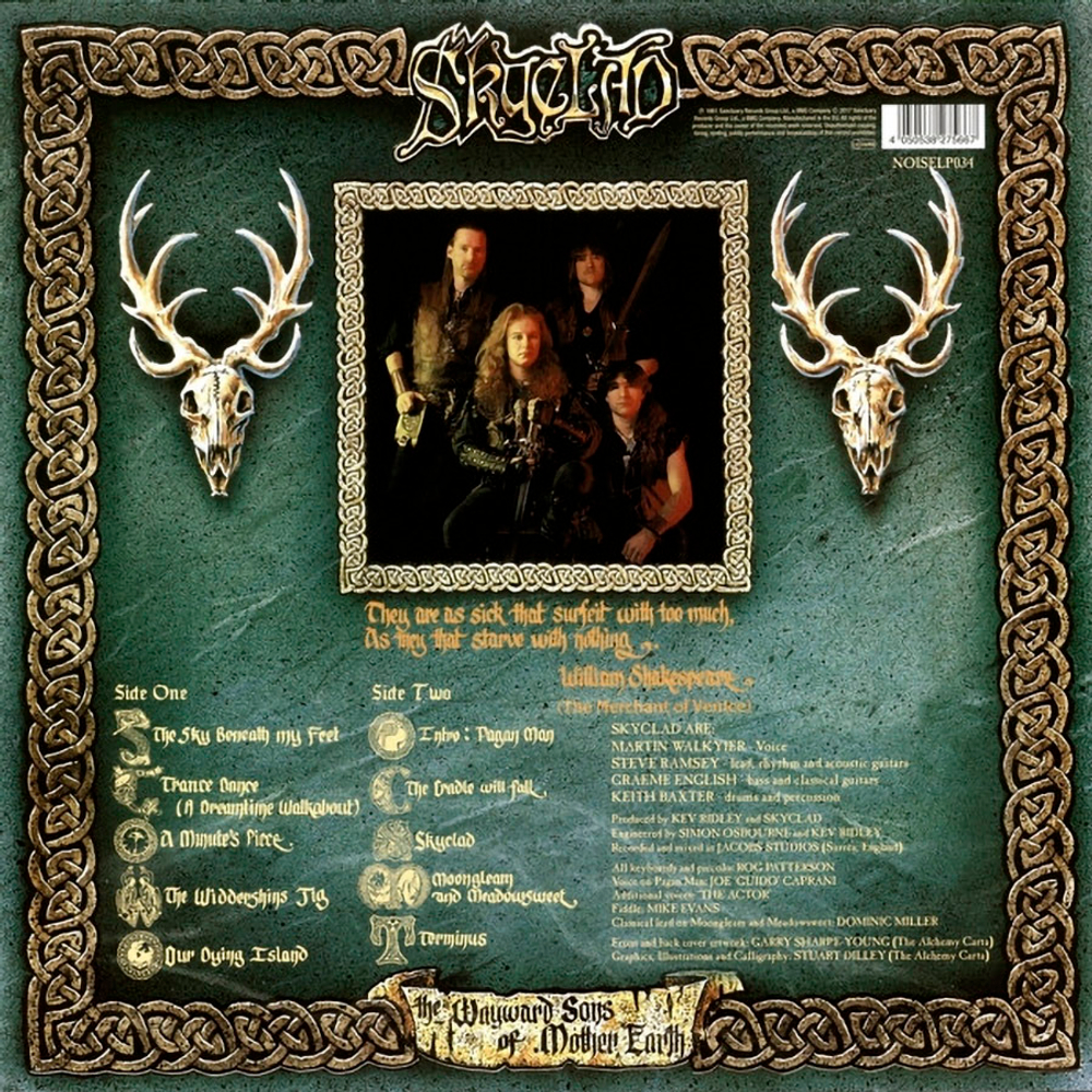 Skyclad / The Wayward Sons Of Mother Earth (Coloured Vinyl)(LP)