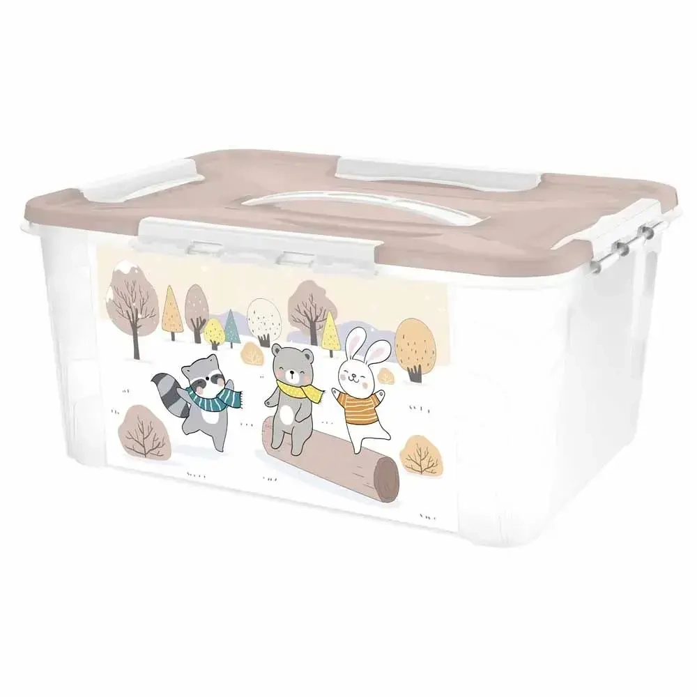 ЯЩИК УНИВЕРСАЛЬНЫЙ С ДЕКОРОМ 390х180ММ, 15,3Л (Белый)