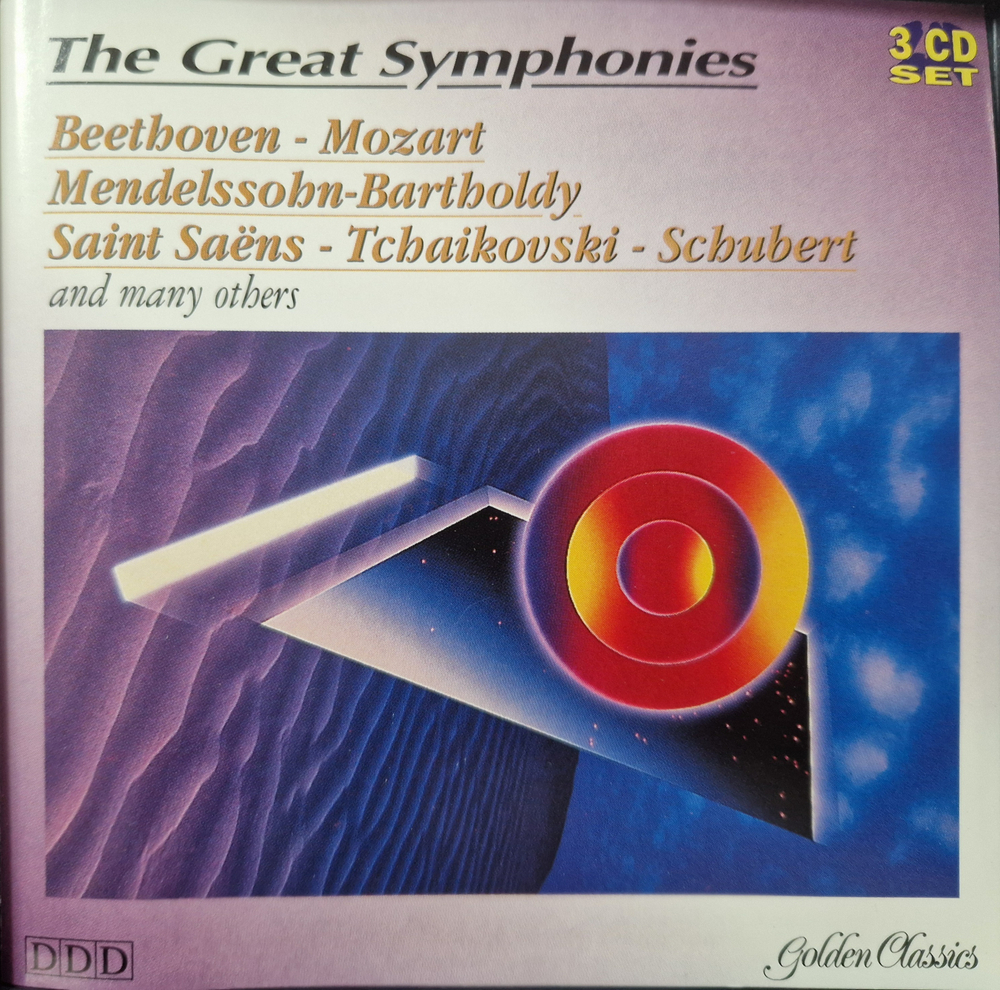 CD: The Great Symphonies — «Beethoven, Mozart, Mendelsson, Bartboldy, Saint Saens» (2000) [FATBOX]