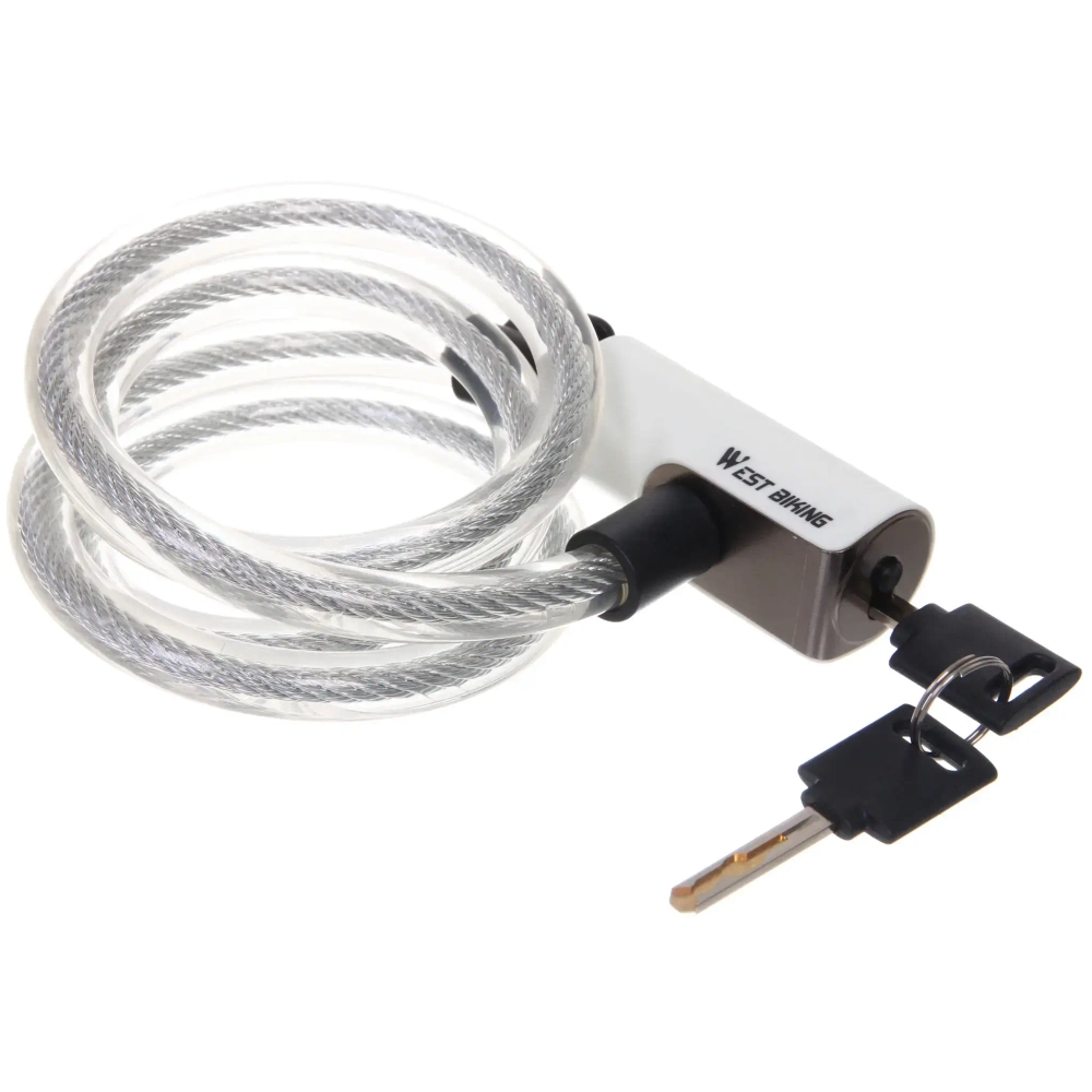 Замок велосипедный тросовый West biking, YP0705102