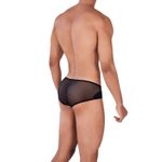 Мужские трусы брифы черные с прозрачной вставкой сзади Pikante LEONIDAS BRIEF 034211