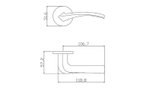 Ручка ADDENBAU WAVE S-488 NICKEL