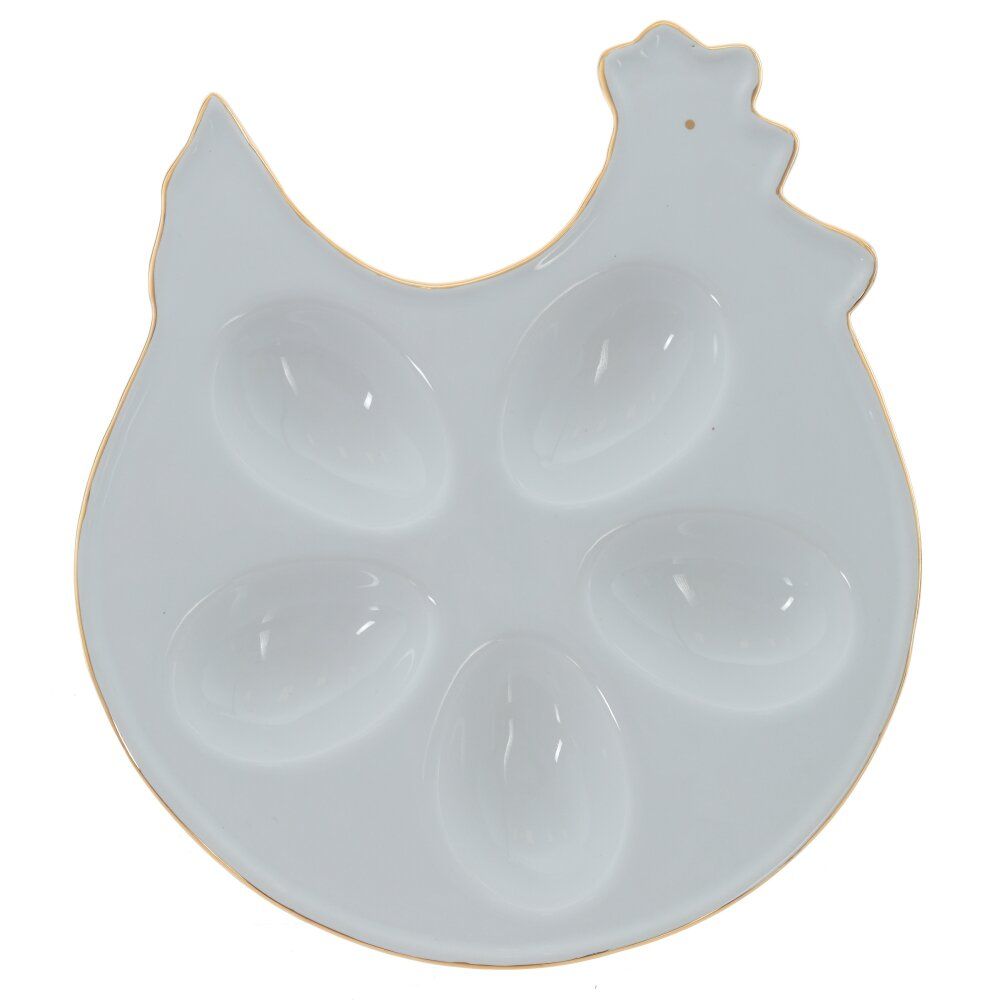 GAEM Тарелка для 5-ти яиц, L18 W20,5 H3 см