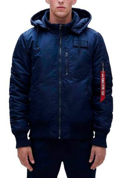 Куртка Бомбер - MA-1 Alpha Hooded Rib (т.синяя - r.blue)