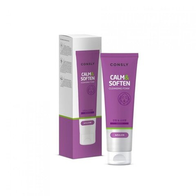 Пенка для умывания успокаивающая с азуленом, 120мл, CONSLY