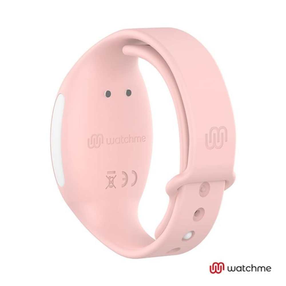 Голубое виброяйцо с нежно-розовым пультом-часами Wearwatch Egg Wireless Watchme