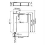 Aller 1063H Смеситель для раковины WasserKraft