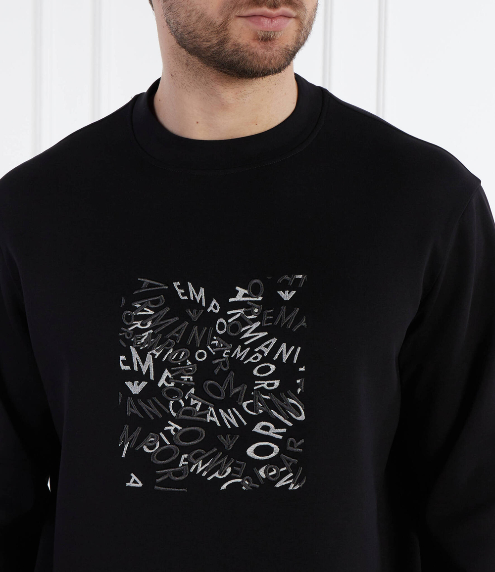 Худи Emporio Armani - черный(3D1M70 1JHSZ)