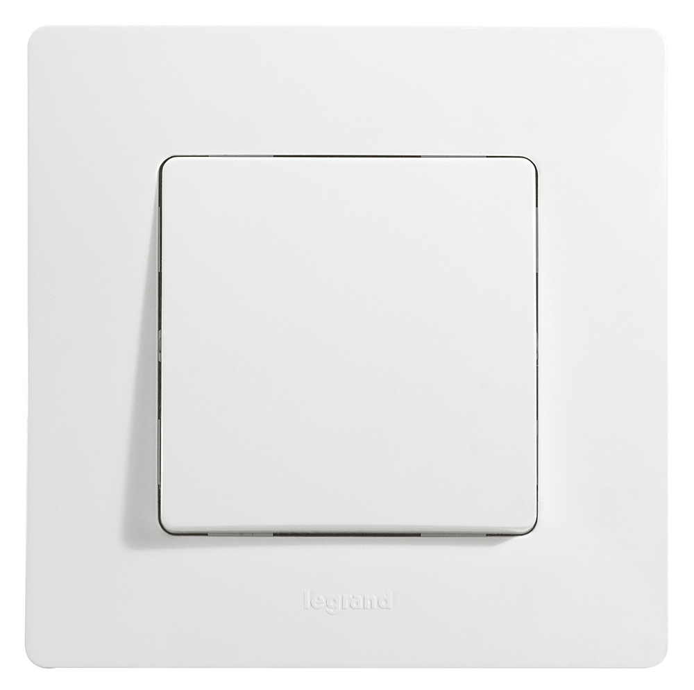 Выключатель 1-клавишный 10А 250В белый ETIKA Legrand