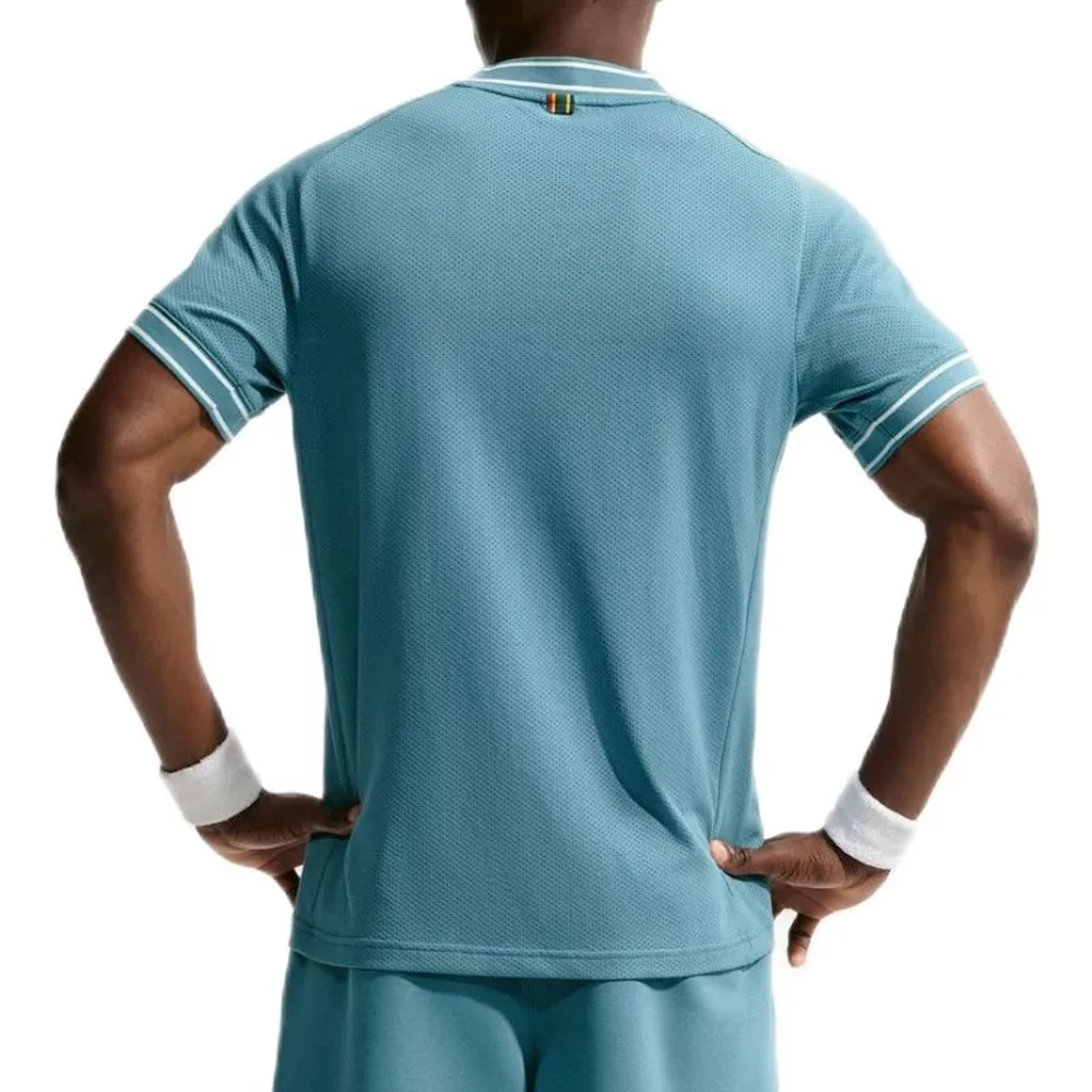 Мужская теннисная футболка Nike Court Heritage Tennis - smokey blue