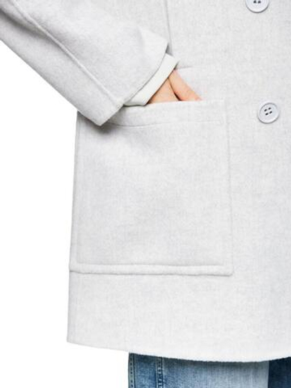 Marc Cain Полупальто двубортное с накладными карманами