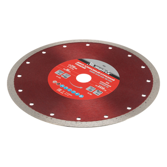 Диск алмазный, отрезной сплошной, 230 х 22.2 мм, тонкий, мокрая резка Matrix Professional