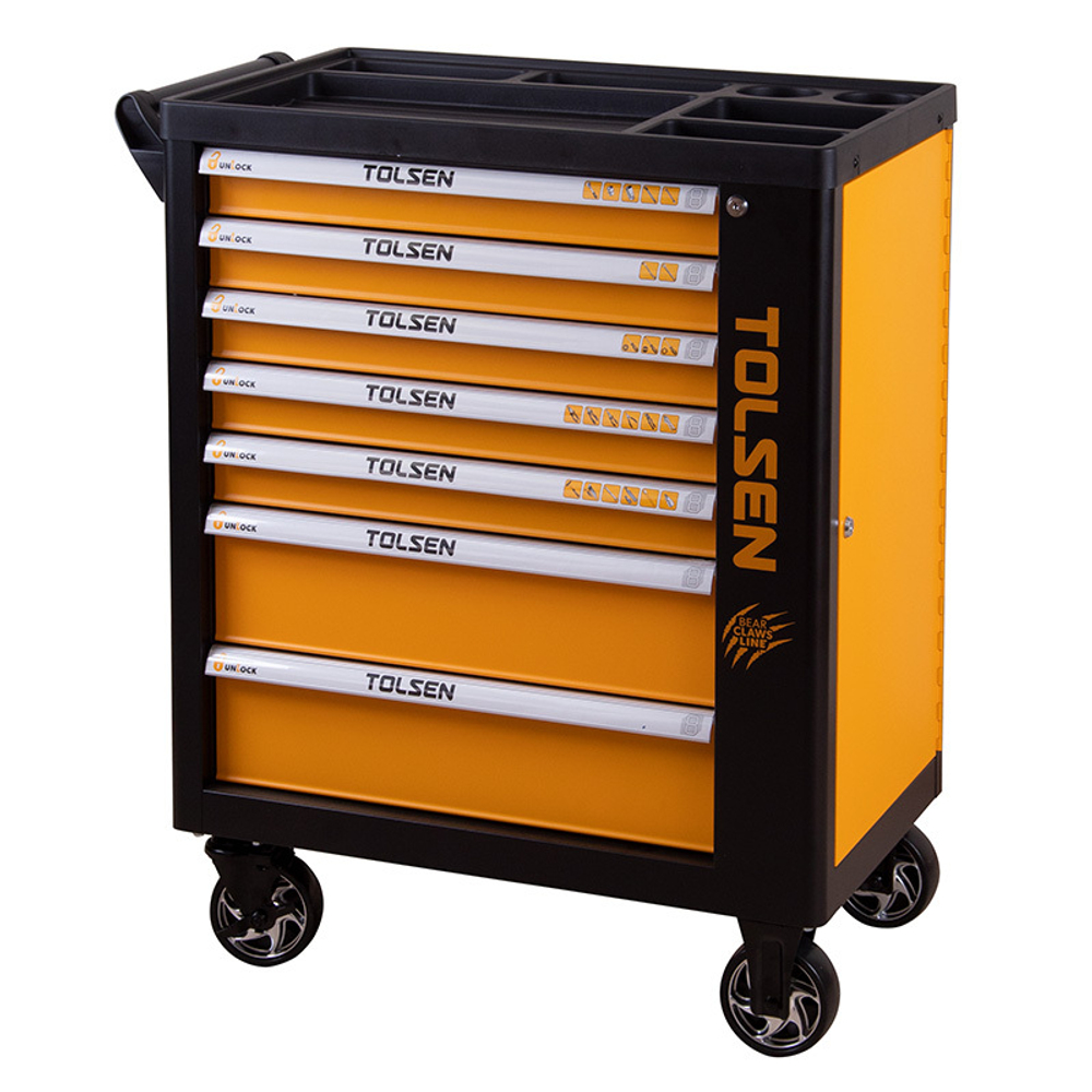 TOLSEN (TT85416) Набор инструментов "CHAMPION" в черной тележке, 239 предметов