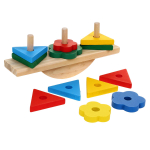 Развивающая игрушка деревянная Сортер на гвоздиках 3 элемента, коробка C-41684