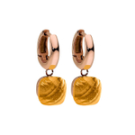 Серьги Qudo Firenze sunflower 300257 BR/RG