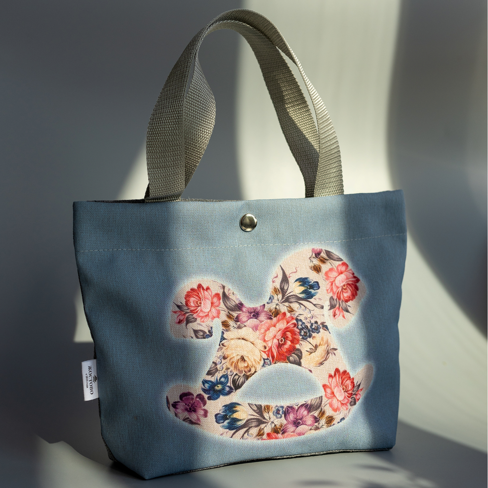 Сумочка для завтрака голубая