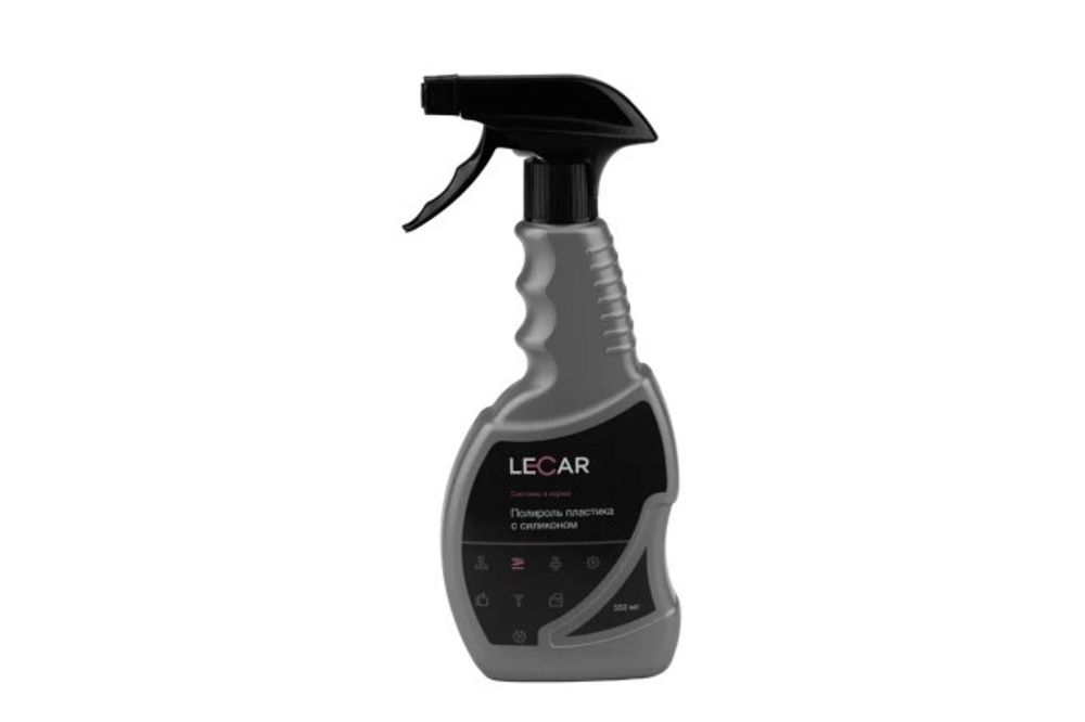 Полироль пластика 550 мл с силиконом (триггер) (LECAR)