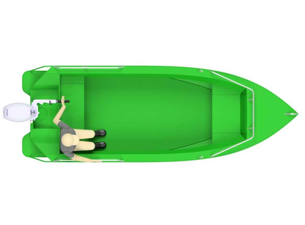 Алюминиевая лодка WELLBOAT-42