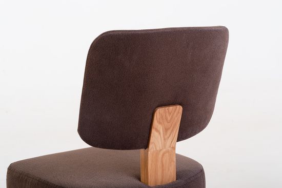 Стул Монте (дуб/тон светлый дуб/ткань 100 - GALAXY dark brown)