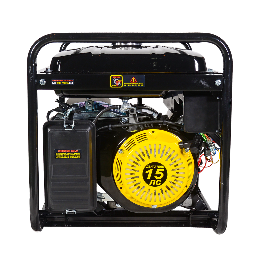 Портативный бензогенератор HUTER DY8000LX-3 - [6,5 кВА / 380V] трехфазный