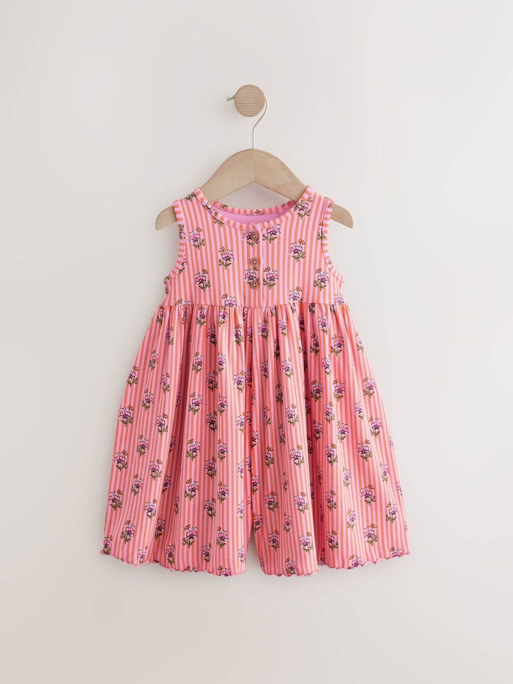 Комбинезон летний для девочки Next AG9-813, Розовый