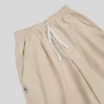 Брюки One Two Velvet Baggy Pants Turtledove бежевые