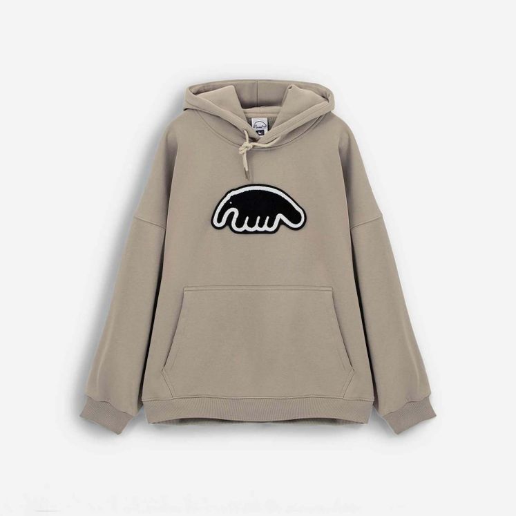 Худи Anteater W-Hoodie-Fleece, оливковый, утеп.