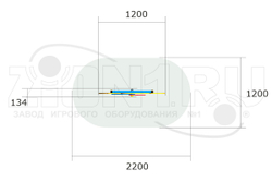 Игровая панель Будильник ИМ040 для детских площадок
