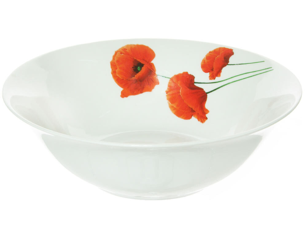 Салатник 600мл 17,5см Маков цвет (эконом) (71277)