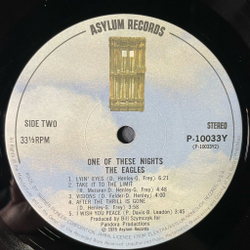 Винтажная виниловая пластинка LP Eagles One Of These Nights (Japan 1975) (No Obi) Hollywood Waltz