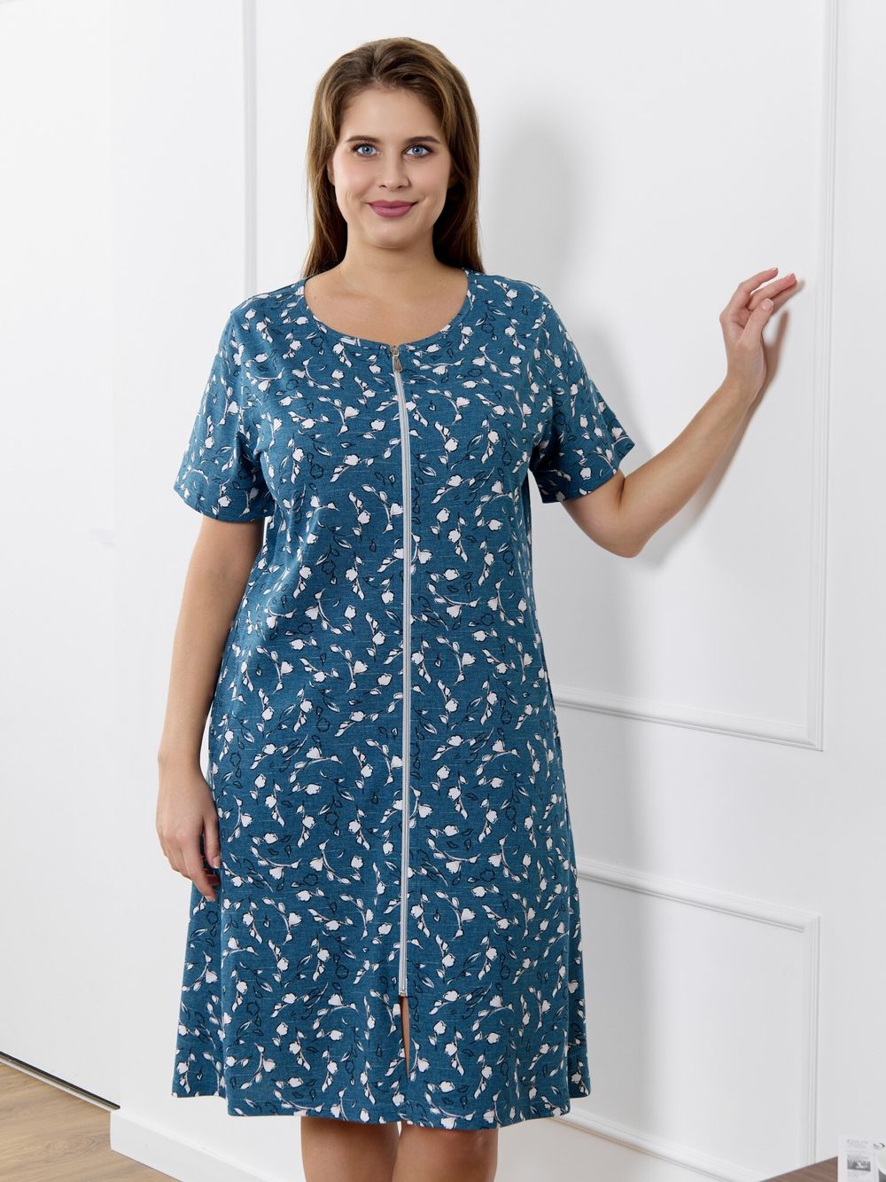 Халат Элит Виотекс ИНДИГО