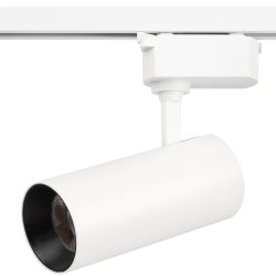 Трековый светильник однофазный ЭРА TR5-2040 WH светодиодный 20Вт 4000К белый | Однофазные светильники LED
