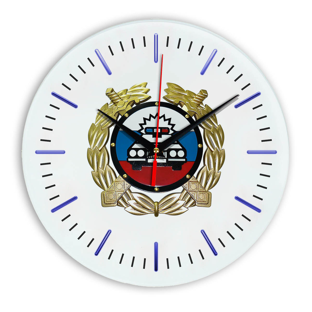 Настенные часы "Эмблема ГИБДД 52"