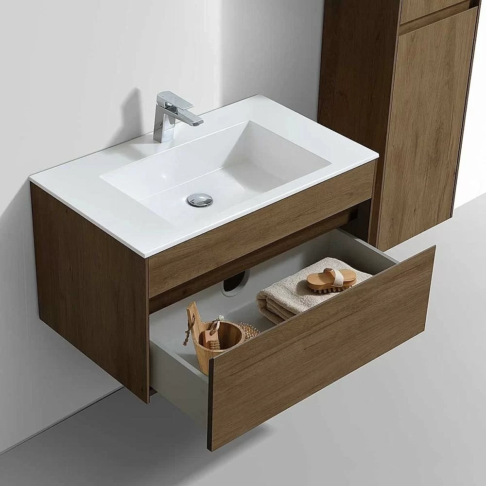 Тумба с раковиной Vincea Chiara 80 T.Oak