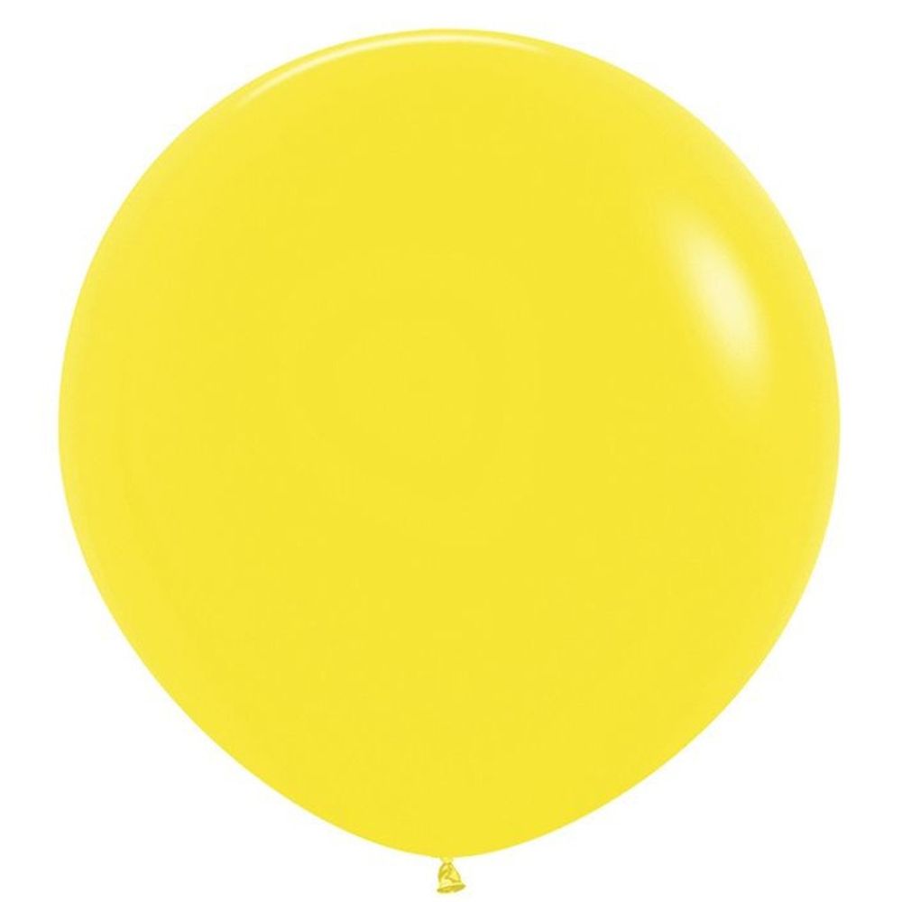 Воздушный шар Sempertex, цвет 020, пастель жёлтый, 1 шт. размер 24&quot;