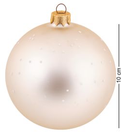 НФШ-1672 Ел.украшение Шар «Девочка с кроликом» 100 мм