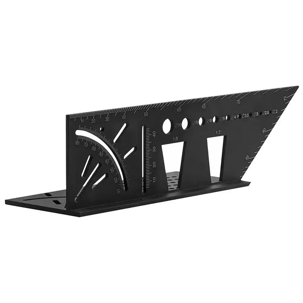 Линейка/угольник 215мм х 15.5мм, Металл