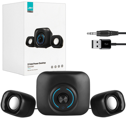 Компьютерные колонки 2.1 JBH CS-03 (черный)