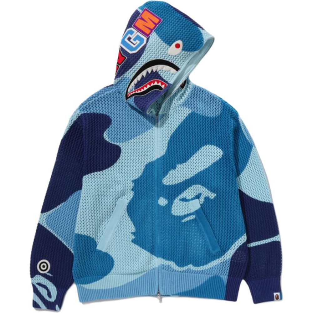 A Bathing Ape Bathing Ape Abc Camo Sweatshirts Cardigan Cotton Drop Shoulder Sleeve Moderate No Fleece Lined Zip Closure 0zxswm311151q