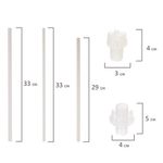 Подставка для 19 воздушных шаров, высота 160 см, пластик, BRAUBERG KIDS, 591907