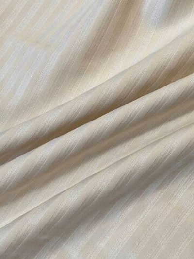 Шерсть костюмная Loro Piana бежевая в полоску